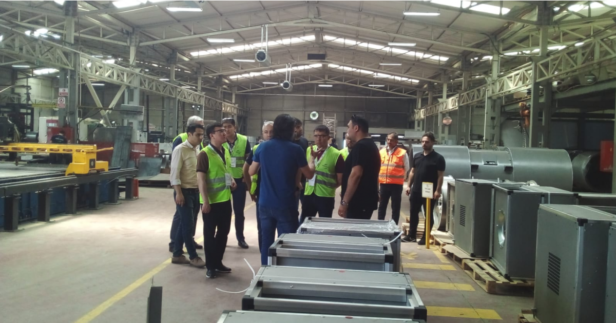 Technical Team from Abroad Visited Aironn A Fan Performance Test Laboratory, which has AMCA Accreditation.
